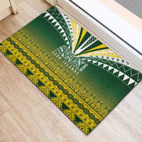 Cook Islands Rugby Rubber Doormat Kuki Avaiki - Polynesian Pride