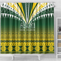 Cook Islands Rugby Shower Curtain Kuki Avaiki - Polynesian Pride