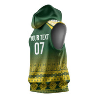 Cook Islands Rugby Custom Sleeveless Hoodie Kuki Avaiki - Polynesian Pride