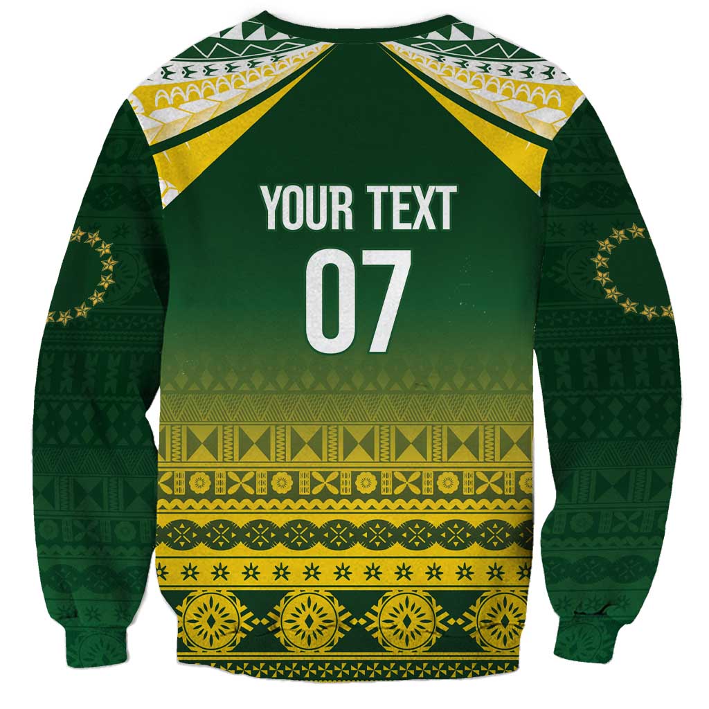 Cook Islands Rugby Custom Sweatshirt Kuki Avaiki LT7 - Polynesian Pride