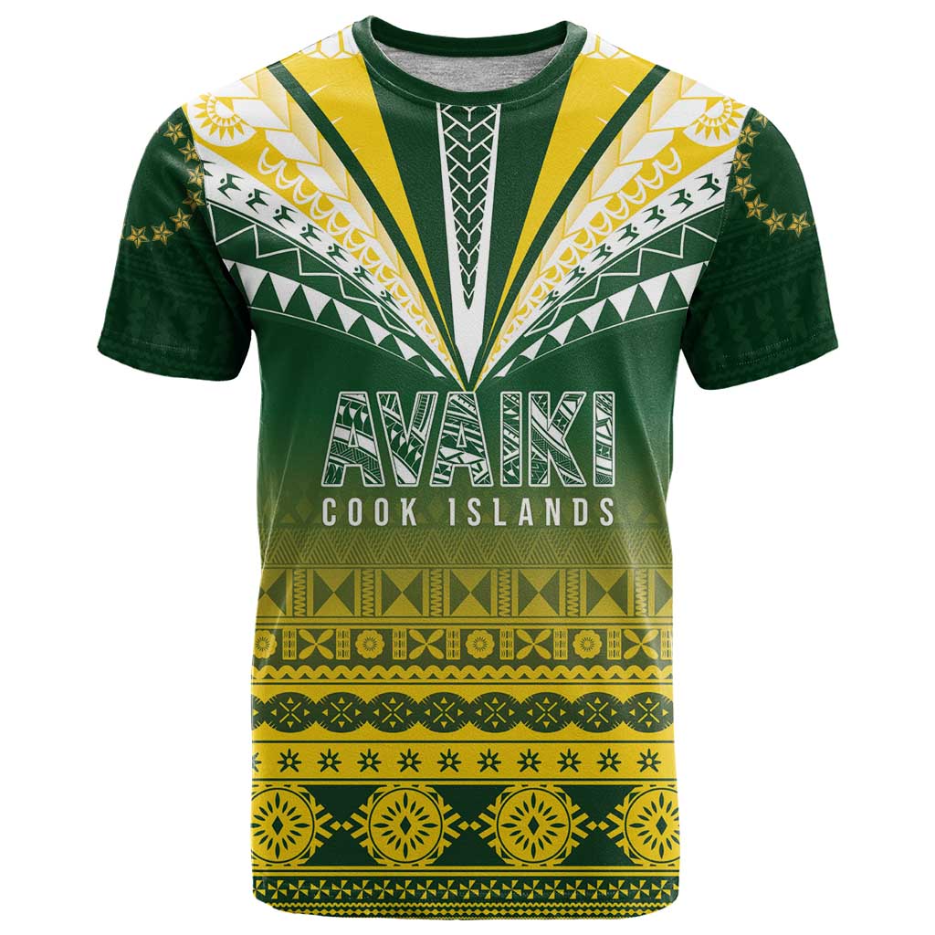 Cook Islands Rugby Custom T Shirt Kuki Avaiki - Polynesian Pride