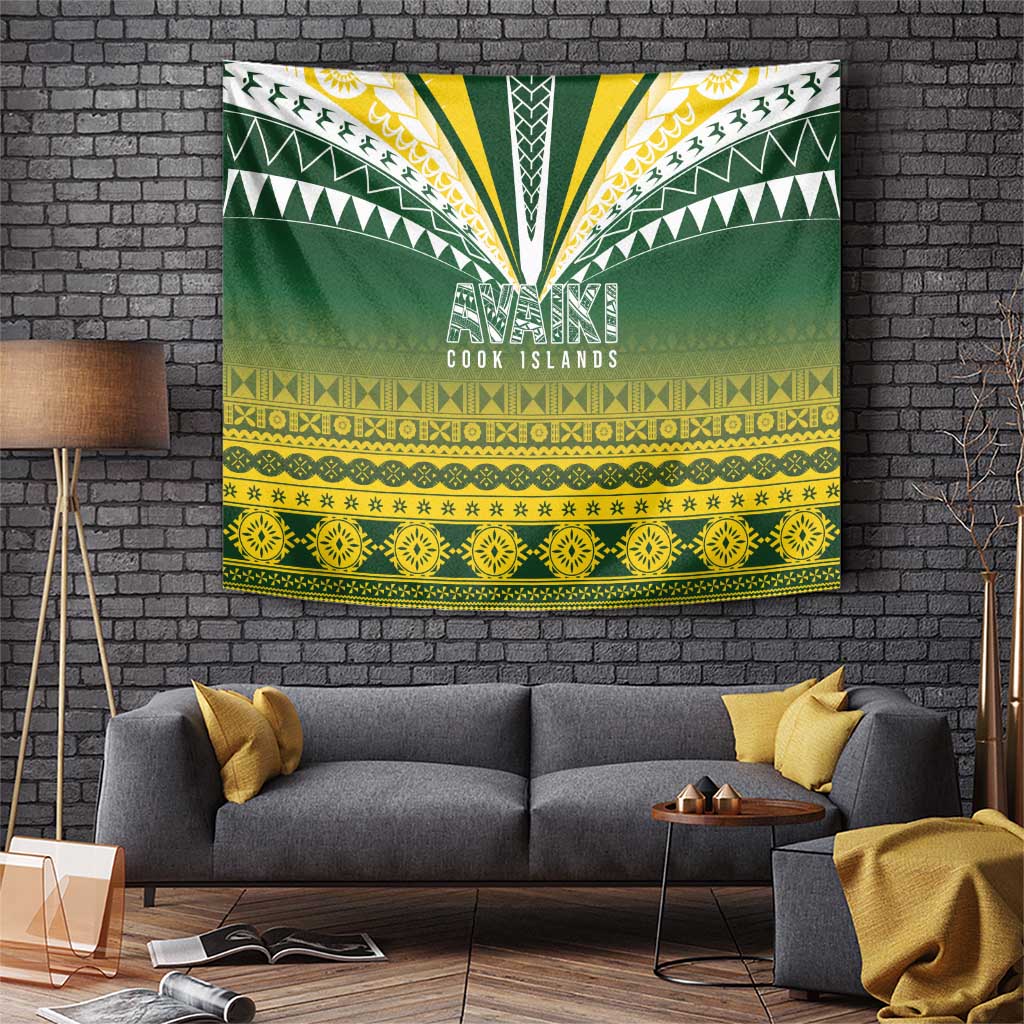 Cook Islands Rugby Tapestry Kuki Avaiki - Polynesian Pride