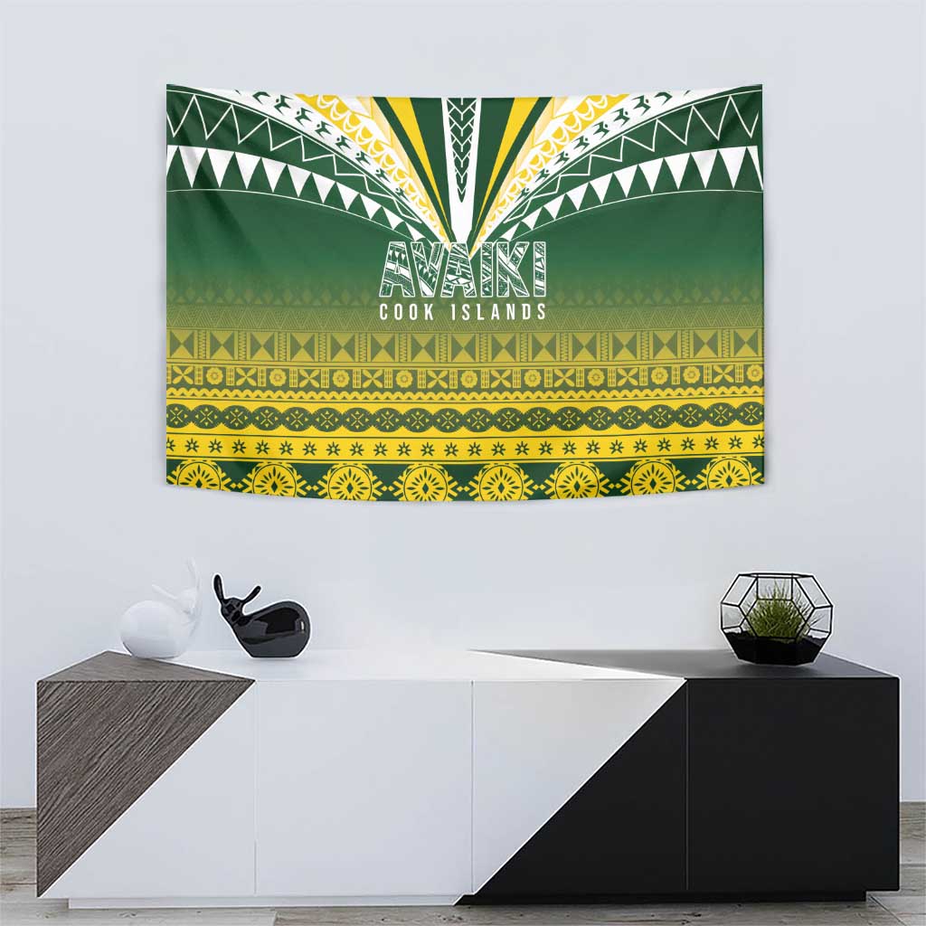 Cook Islands Rugby Tapestry Kuki Avaiki - Polynesian Pride