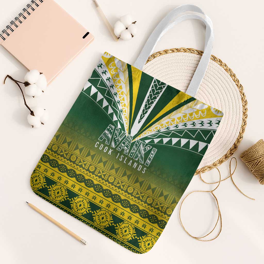 Cook Islands Rugby Tote Bag Kuki Avaiki - Polynesian Pride