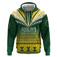 Cook Islands Rugby Custom Zip Hoodie Kuki Avaiki - Polynesian Pride