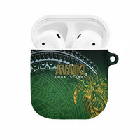 Cook Islands Rugby Kuki Avaiki AirPods Case Tribal Turtle - Polynesian Pride