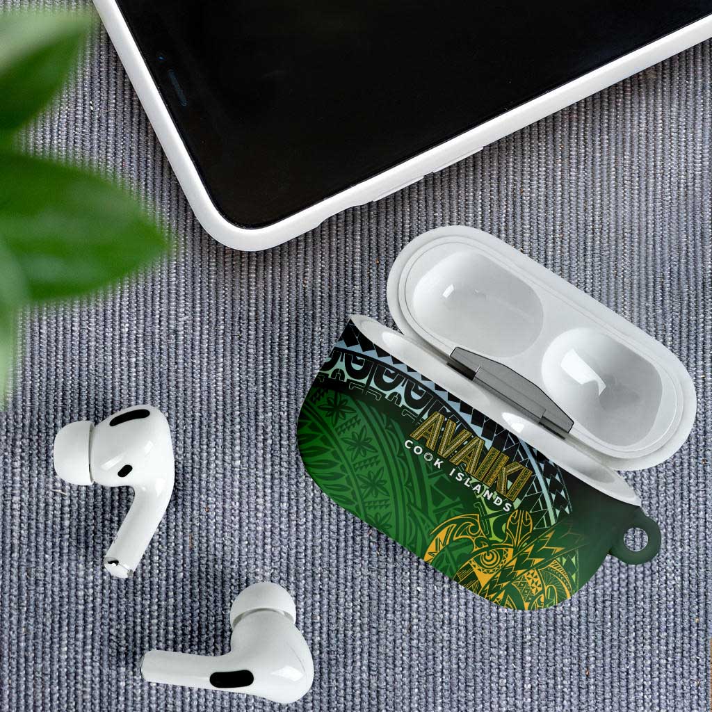 Cook Islands Rugby Kuki Avaiki AirPods Case Tribal Turtle - Polynesian Pride