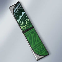 Cook Islands Rugby Kuki Avaiki Auto Sun Shade Tribal Turtle - Polynesian Pride