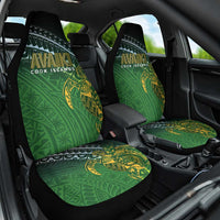 Cook Islands Rugby Kuki Avaiki Car Seat Cover Tribal Turtle - Polynesian Pride
