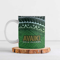 Cook Islands Rugby Kuki Avaiki Ceramic Mug Tribal Turtle - Polynesian Pride