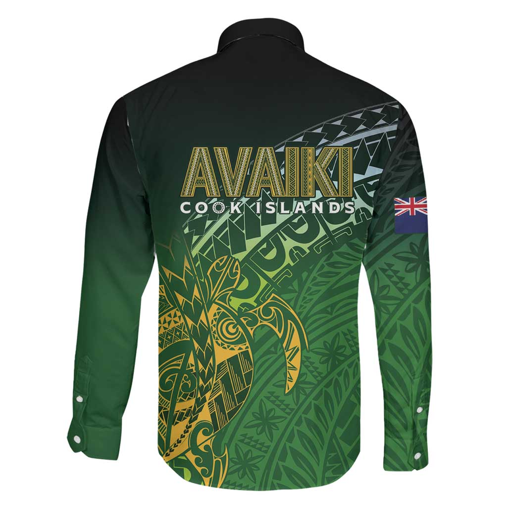 Cook Islands Rugby Kuki Avaiki Family Matching Mermaid Dress and Hawaiian Shirt Tribal Turtle LT7 - Polynesian Pride