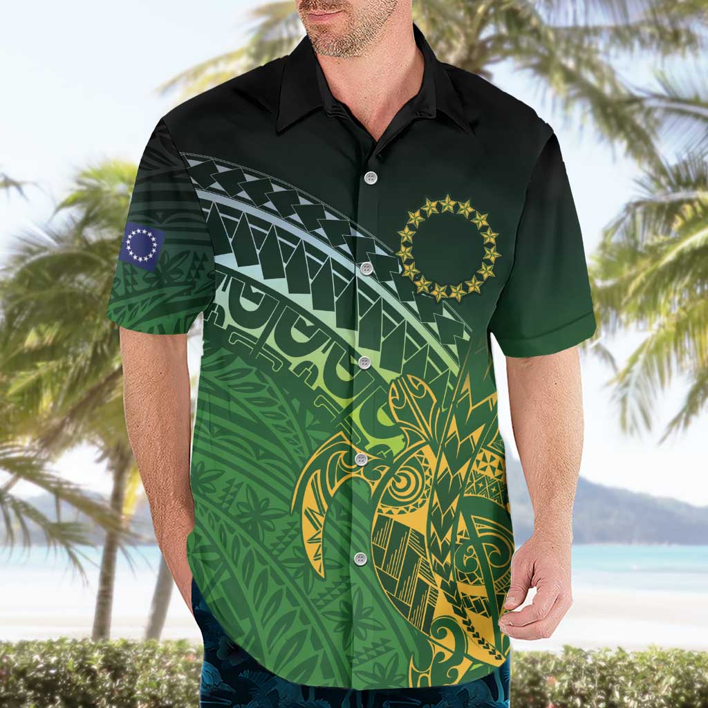 Cook Islands Rugby Kuki Avaiki Hawaiian Shirt Tribal Turtle - Polynesian Pride