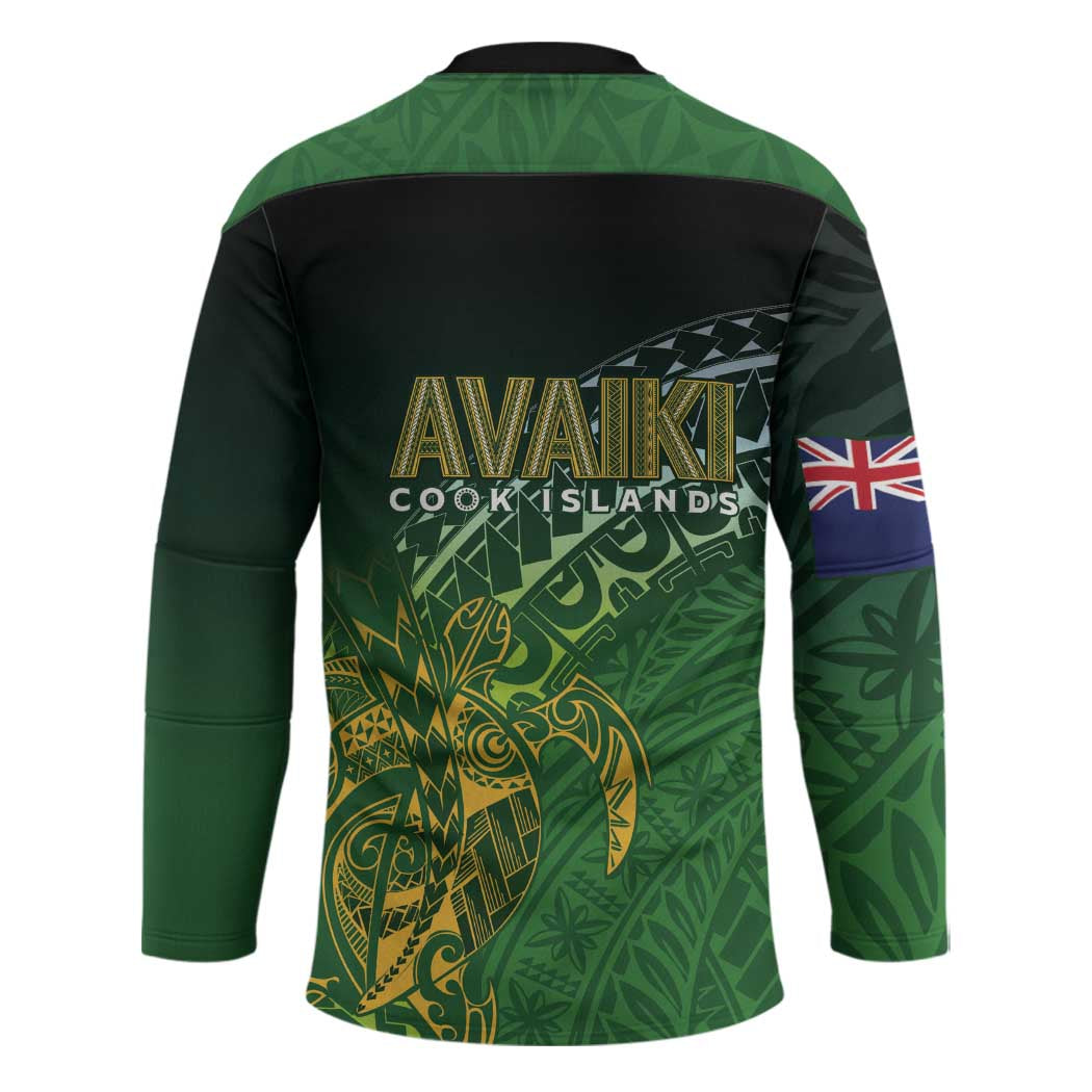 Cook Islands Rugby Kuki Avaiki Hockey Jersey Tribal Turtle LT7 - Polynesian Pride