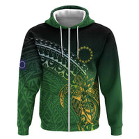 Cook Islands Rugby Kuki Avaiki Hoodie Tribal Turtle - Polynesian Pride