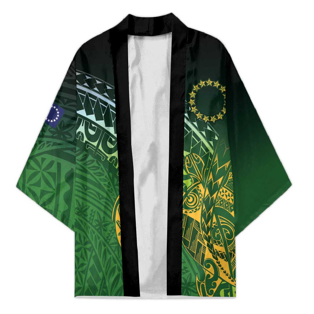 Cook Islands Rugby Kuki Avaiki Kimono Tribal Turtle - Polynesian Pride