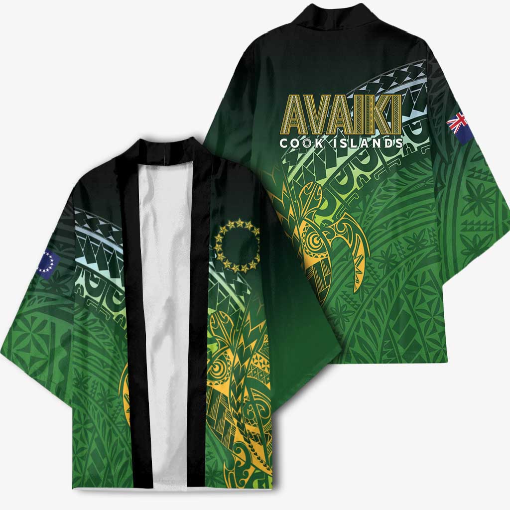 Cook Islands Rugby Kuki Avaiki Kimono Tribal Turtle LT7 - Polynesian Pride