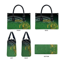 Cook Islands Rugby Kuki Avaiki Leather Bag Tribal Turtle - Polynesian Pride