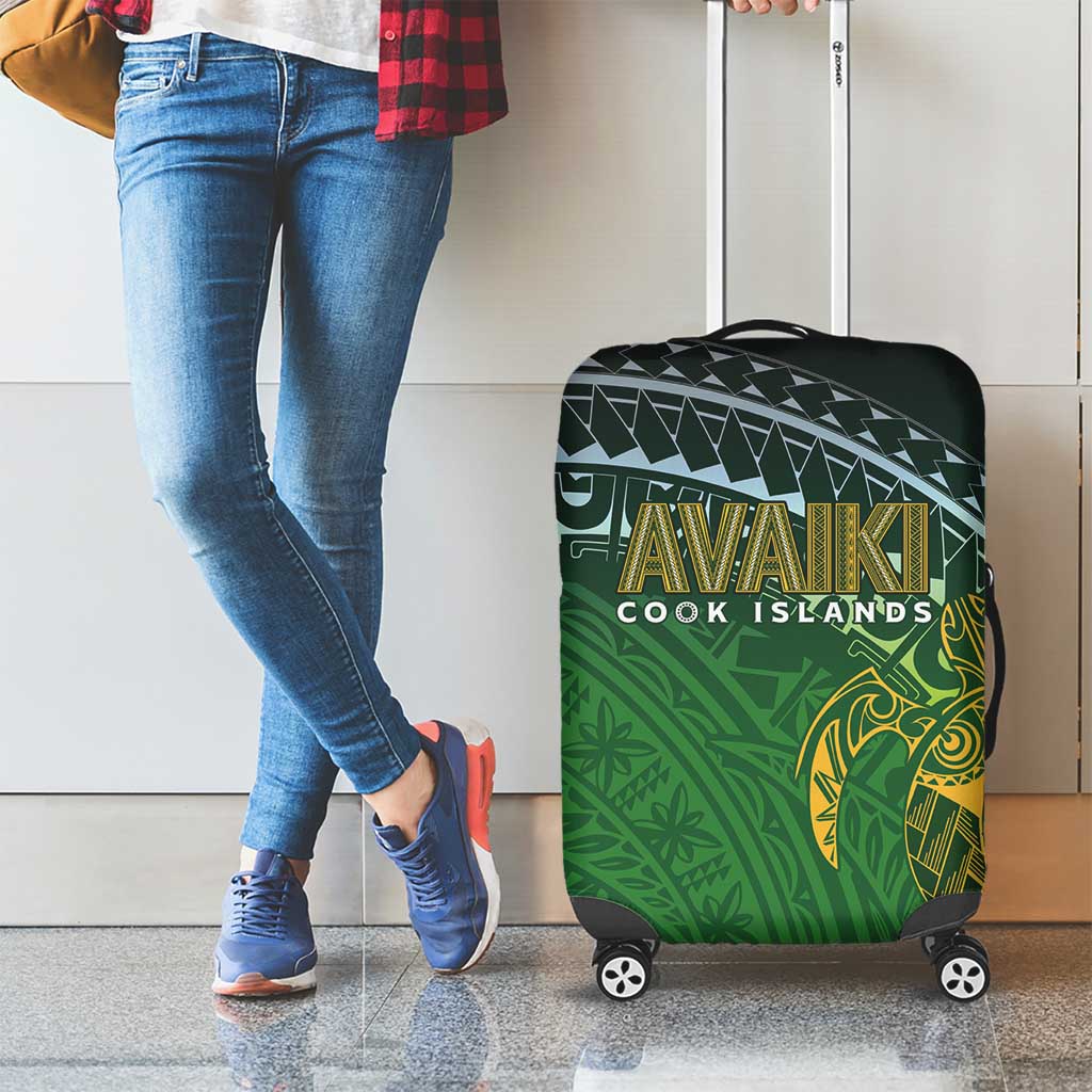 Cook Islands Rugby Kuki Avaiki Luggage Cover Tribal Turtle - Polynesian Pride