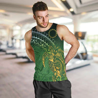 Cook Islands Rugby Kuki Avaiki Men Tank Top Tribal Turtle - Polynesian Pride