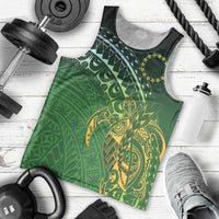 Cook Islands Rugby Kuki Avaiki Men Tank Top Tribal Turtle - Polynesian Pride