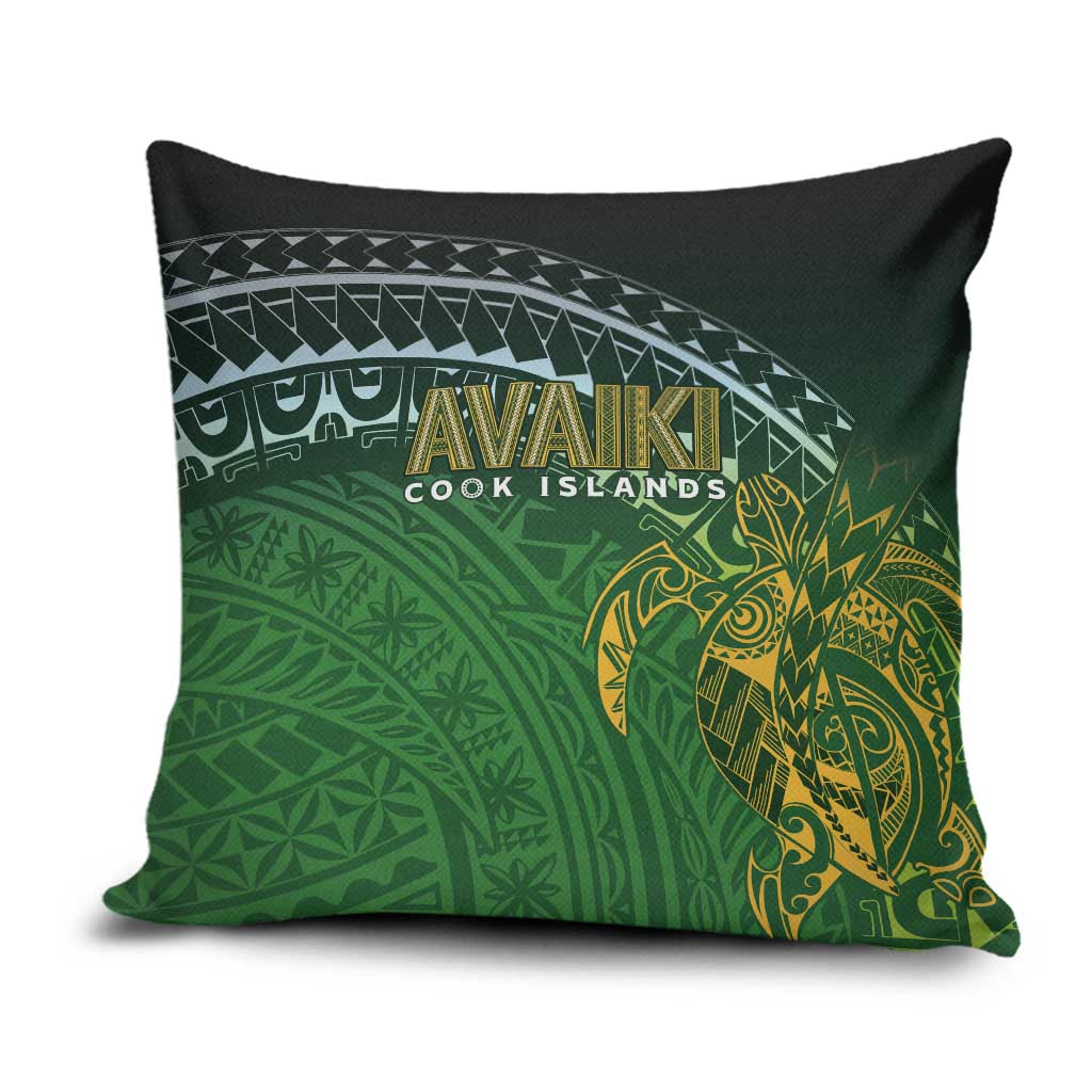 Cook Islands Rugby Kuki Avaiki Pillow Cover Tribal Turtle - Polynesian Pride