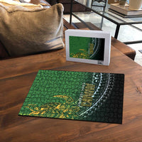 Cook Islands Rugby Kuki Avaiki Puzzle Tribal Turtle - Polynesian Pride