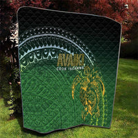 Cook Islands Rugby Kuki Avaiki Quilt Tribal Turtle - Polynesian Pride