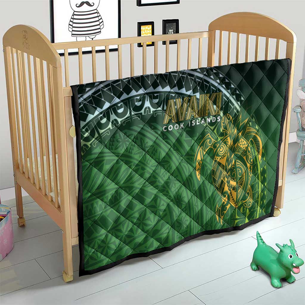 Cook Islands Rugby Kuki Avaiki Quilt Tribal Turtle - Polynesian Pride