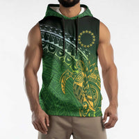 Cook Islands Rugby Kuki Avaiki Sleeveless Hoodie Tribal Turtle LT7 - Polynesian Pride