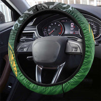 Cook Islands Rugby Kuki Avaiki Steering Wheel Cover Tribal Turtle - Polynesian Pride