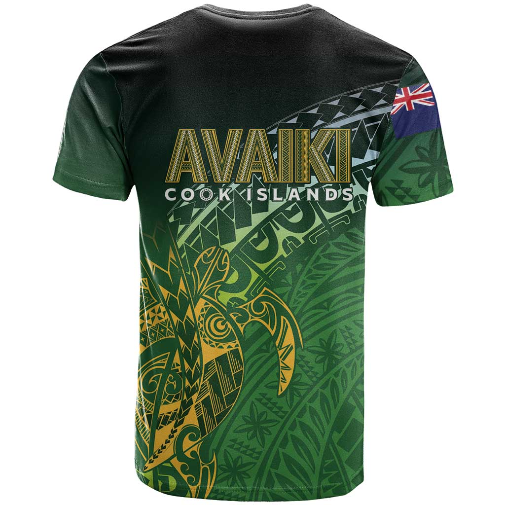 Cook Islands Rugby Kuki Avaiki T Shirt Tribal Turtle - Polynesian Pride