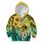 Honolulu Hawaii Kid Hoodie Ilima Plumeria with Hula Girl LT7 Zip Hoodie Colorful - Polynesian Pride