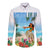 Personalised Hawaii Hula Girl Long Sleeve Button Shirt Honolulu Festival LT7 Unisex Art - Polynesian Pride