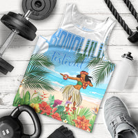 Personalised Hawaii Hula Girl Men Tank Top Honolulu Festival LT7 - Polynesian Pride