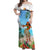 Personalised Hawaii Hula Girl Off Shoulder Maxi Dress Honolulu Festival LT7 Women Art - Polynesian Pride