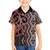 Maori Taniko Patterns Family Matching Tank Maxi Dress and Hawaiian Shirt Brown Patiki Motifs Mix Whakairo Ngaru