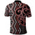 Maori Taniko Patterns Polo Shirt Brown Patiki Motifs Mix Whakairo Ngaru