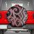Maori Taniko Patterns Spare Tire Cover Brown Patiki Motifs Mix Whakairo Ngaru