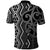 Maori Taniko Patterns Polo Shirt Black Patiki Motifs Mix Whakairo Ngaru