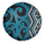 Maori Taniko Patterns Spare Tire Cover Azure Patiki Motifs Mix Whakairo Ngaru