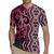Maori Taniko Patterns Rugby Jersey Pink Patiki Motifs Mix Whakairo Ngaru