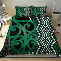 Maori Taniko Patterns Bedding Set Pounamu Patiki Motifs Mix Whakairo Ngaru