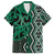 Maori Taniko Patterns Family Matching Off The Shoulder Long Sleeve Dress and Hawaiian Shirt Pounamu Patiki Motifs Mix Whakairo Ngaru