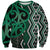 Maori Taniko Patterns Sweatshirt Pounamu Patiki Motifs Mix Whakairo Ngaru
