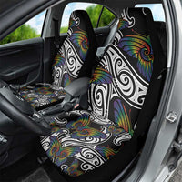 Aotearoa Takatapui Pride Car Seat Cover Rainbow Butterfly - Free To Love LT7 - Polynesian Pride