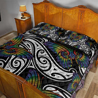 Aotearoa Takatapui Pride Quilt Bed Set Rainbow Butterfly - Free To Love