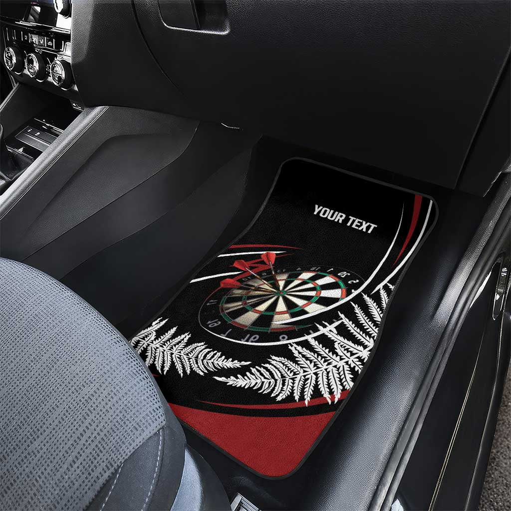 New Zealand Darts Personalised Car Mats Silver Fern Dynamic