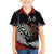 New Zealand Darts Personalised Family Matching Short Sleeve Bodycon Dress and Hawaiian Shirt Silver Fern Dynamic