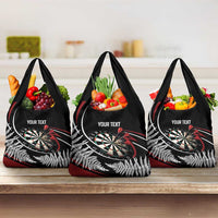 New Zealand Darts Personalised Grocery Bag Silver Fern Dynamic