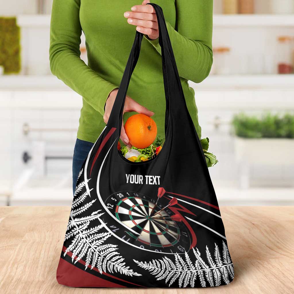 New Zealand Darts Personalised Grocery Bag Silver Fern Dynamic